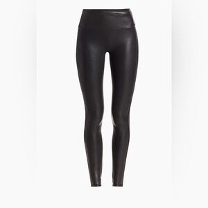 SPANX Black Faux Leather Leggings